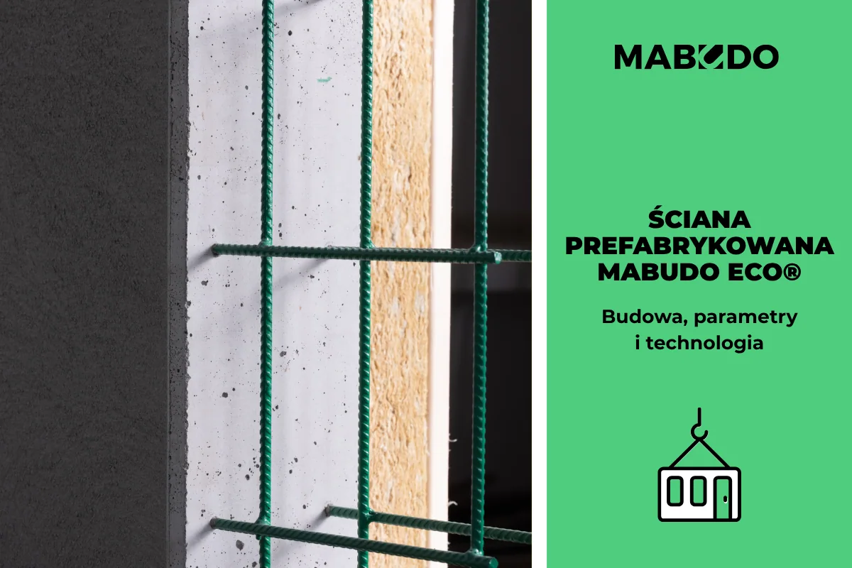 Ściana prefabrykowana MABUDO ECO® – budowa, parametry i technologia MABUDO RAPID®