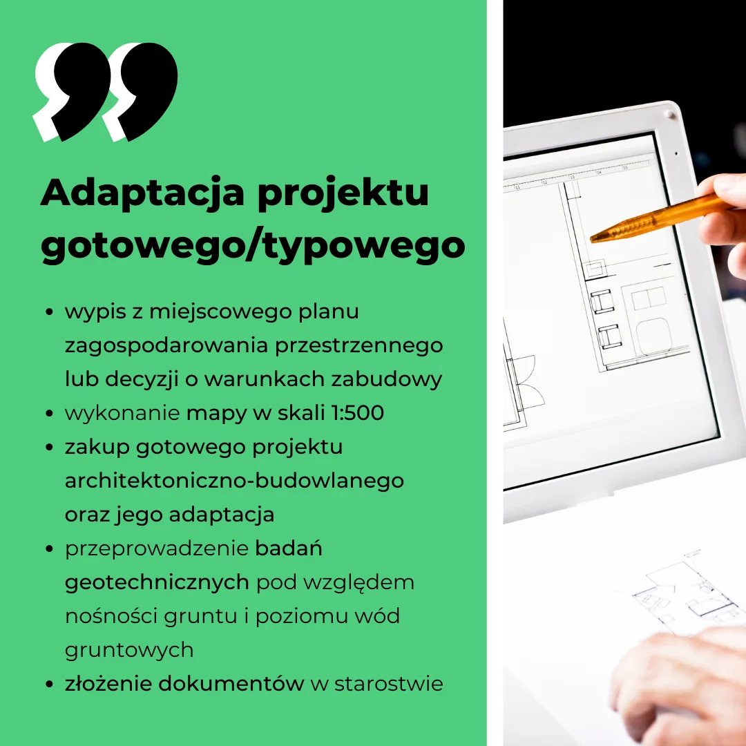 Adaptacja projektu gotowego/typowego