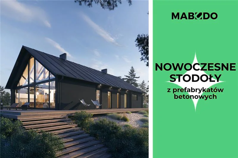 Nowoczesna stodoła z prefabrykatów betonowych w 2026: projekty, realizacje i przewaga MABUDO