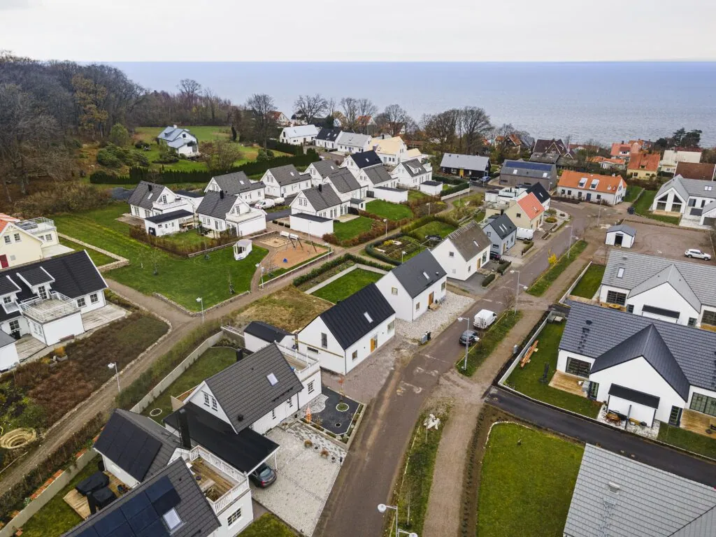 Osiedle domów jednorodzinnych
