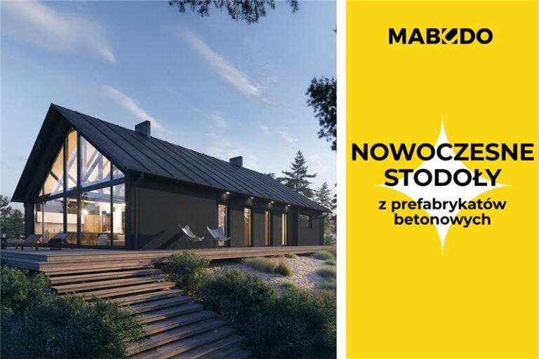 Nowoczesna stodoła z prefabrykatów betonowych w 2026: projekty, realizacje i przewaga MABUDO